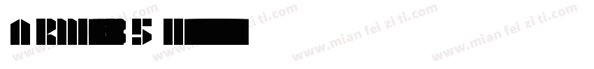 ARMingB5 Heavy字体转换